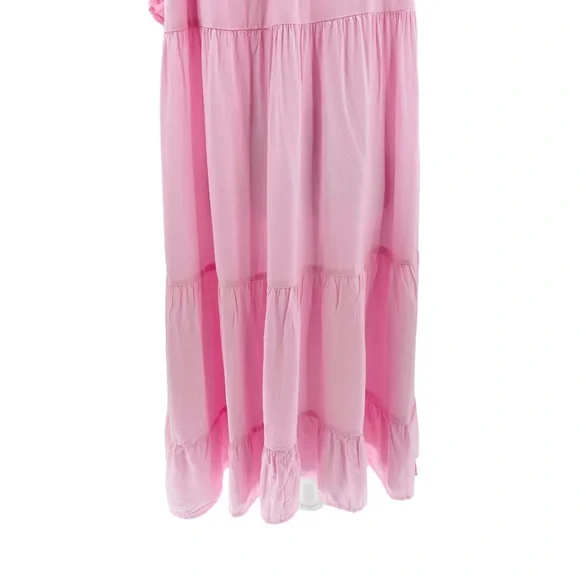 Petal & Pup NEW Kacper Tiered Relaxed Fit Convertible Midi Dress Size 4 / Small - Picture 6 of 12